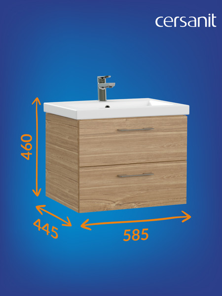 Изображение товара Тумба под умывальник Cersanit Lara 60 63414 / 64134