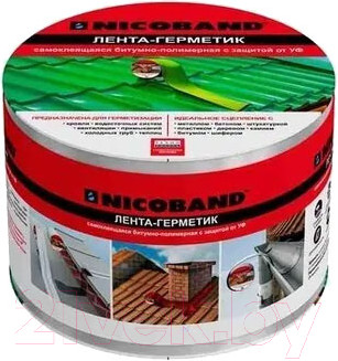 Изображение товара Гидроизоляционная лента Технониколь Nicoband 5см (3м, серебристый)