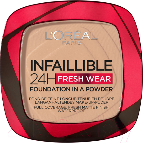 Изображение товара Пудра компактная L'Oreal Paris Infaillible 24h Fresh Wear тон 130 (9г)