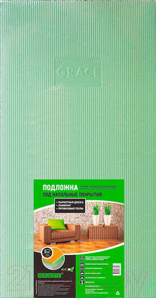 Изображение товара Подложка Grace Листовая 5мм (5 м.кв.)