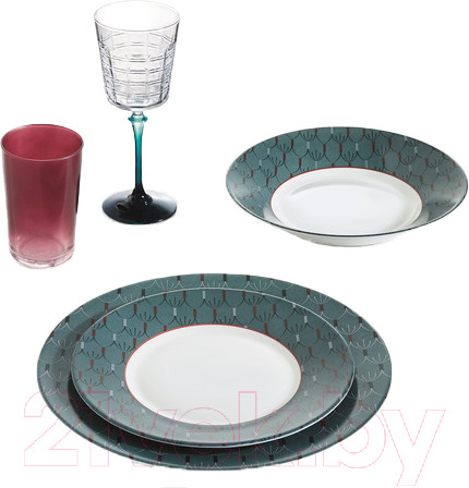 Изображение товара Тарелка столовая глубокая Luminarc Zadig P0370 (голубой)