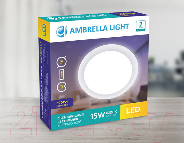 Изображение товара Точечный светильник Ambrella DLR 5W 4200K 185-250V
