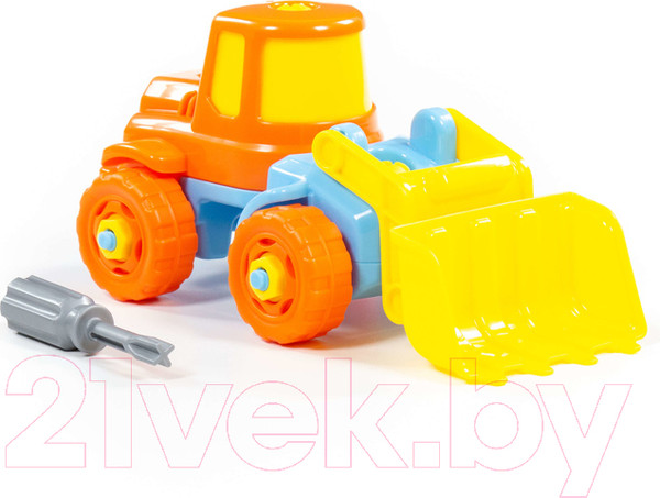Изображение товара Игрушка-конструктор Полесье Погрузчик / 77103 (20эл)