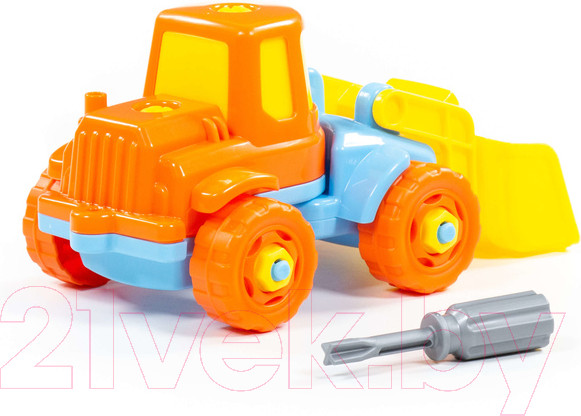 Изображение товара Игрушка-конструктор Полесье Погрузчик / 77103 (20эл)