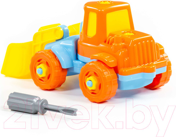 Изображение товара Игрушка-конструктор Полесье Погрузчик / 77103 (20эл)