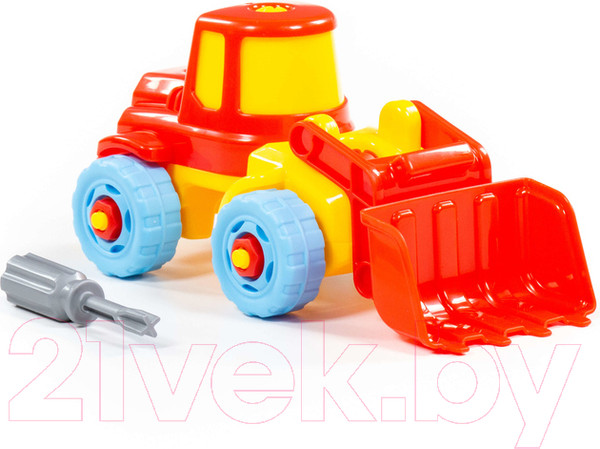 Изображение товара Игрушка-конструктор Полесье Погрузчик / 77103 (20эл)