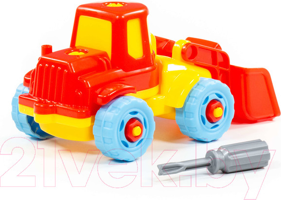 Изображение товара Игрушка-конструктор Полесье Погрузчик / 77103 (20эл)