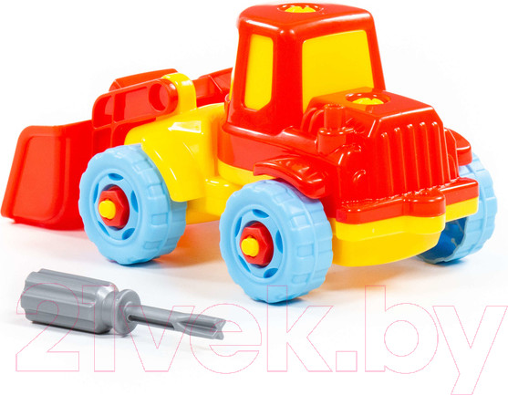 Изображение товара Игрушка-конструктор Полесье Погрузчик / 77103 (20эл)