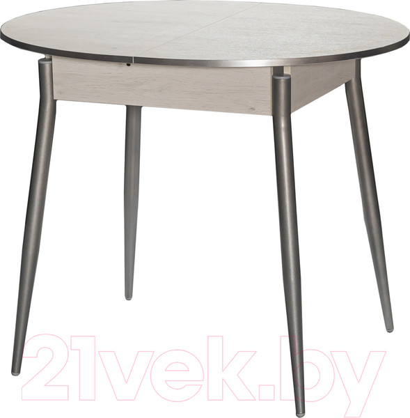 Изображение товара Обеденный стол Древпром Сириус М61 (самерсет/опоры прямые металлик)