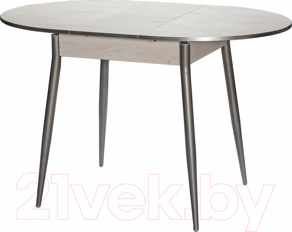 Изображение товара Обеденный стол Древпром Сириус М61 (самерсет/опоры прямые металлик)