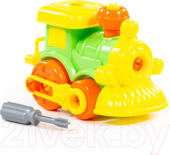 Изображение товара Конструктор Полесье Паровозик / 77134 (25эл)