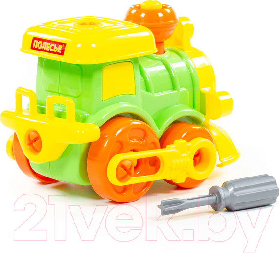 Изображение товара Конструктор Полесье Паровозик / 77134 (25эл)