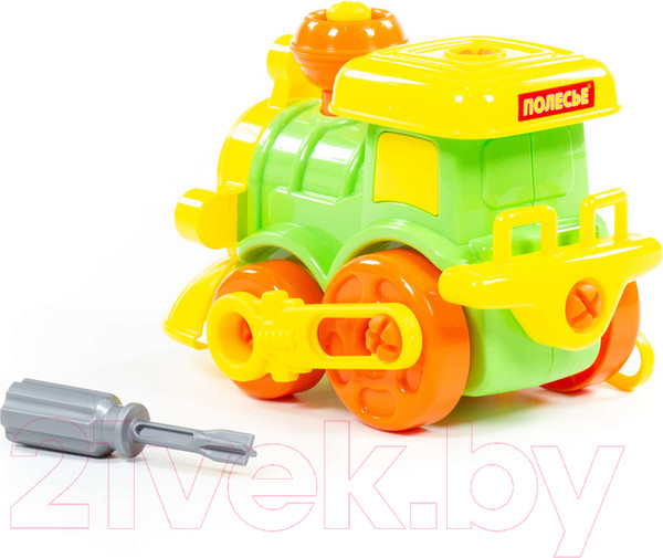 Изображение товара Конструктор Полесье Паровозик / 77134 (25эл)