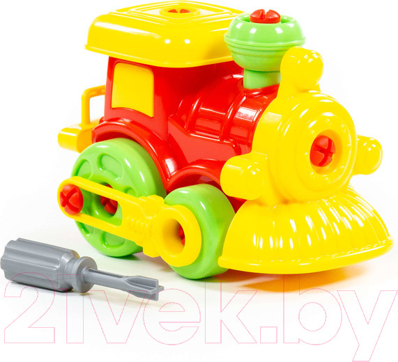 Изображение товара Конструктор Полесье Паровозик / 77134 (25эл)