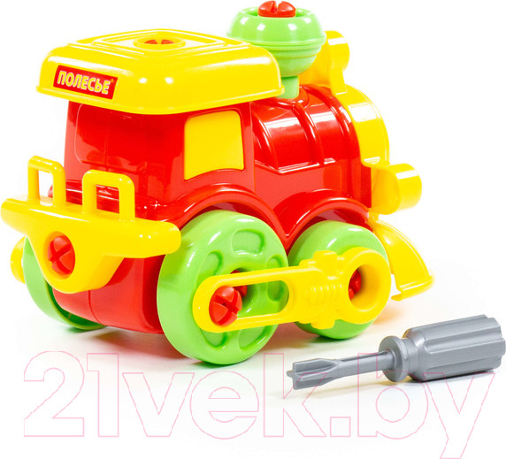 Изображение товара Конструктор Полесье Паровозик / 77134 (25эл)