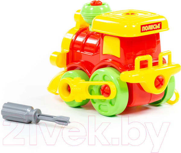 Изображение товара Конструктор Полесье Паровозик / 77134 (25эл)