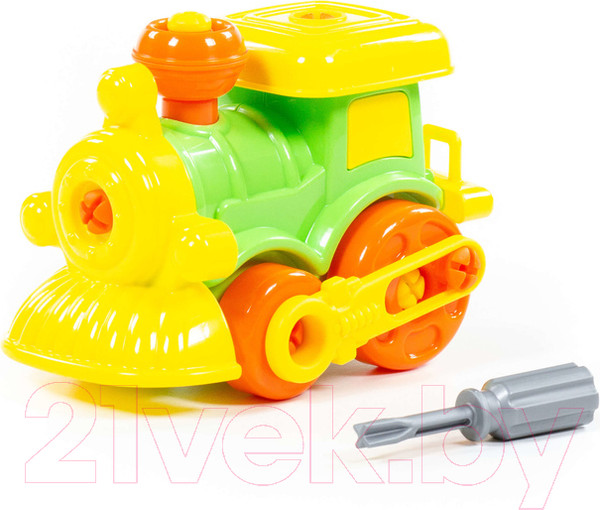 Изображение товара Конструктор Полесье Паровозик / 77134 (25эл)