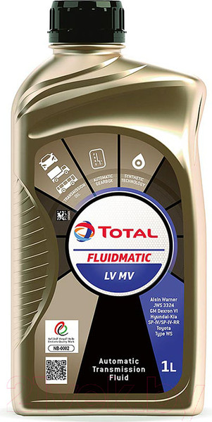 Изображение товара Трансмиссионное масло Total Fluidmatic MV LV / 199475 (1л)