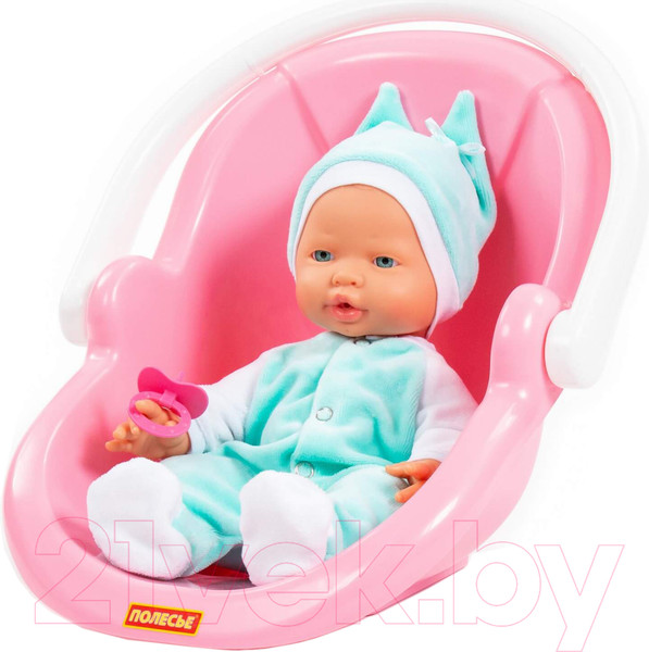 Изображение товара Пупс с аксессуарами Полесье Веселый с соской и переноской / 86761