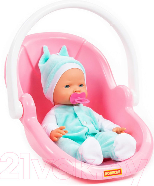 Изображение товара Пупс с аксессуарами Полесье Веселый с соской и переноской / 86761