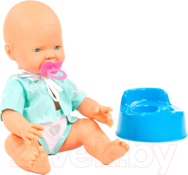 Изображение товара Пупс с аксессуарами Полесье Веселый с соской и горшком / 86785