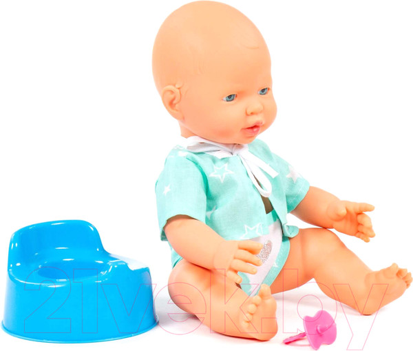 Изображение товара Пупс с аксессуарами Полесье Веселый с соской и горшком / 86785
