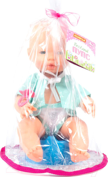 Изображение товара Пупс с аксессуарами Полесье Веселый с соской и горшком / 86785