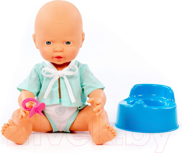 Изображение товара Пупс с аксессуарами Полесье Веселый с соской и горшком / 86785