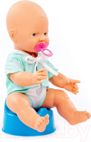 Изображение товара Пупс с аксессуарами Полесье Веселый с соской и горшком / 86785