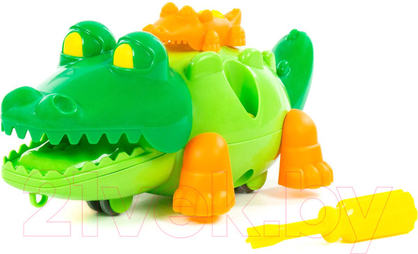 Изображение товара Игрушка-конструктор Полесье Крокодил / 84446 (17эл)