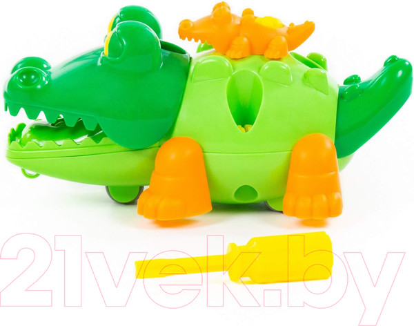 Изображение товара Игрушка-конструктор Полесье Крокодил / 84446 (17эл)