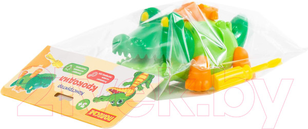 Изображение товара Игрушка-конструктор Полесье Крокодил / 84446 (17эл)