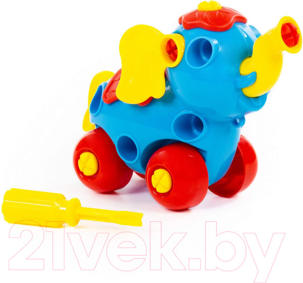 Изображение товара Игрушка-конструктор Полесье Слоник / 84453 (27эл)