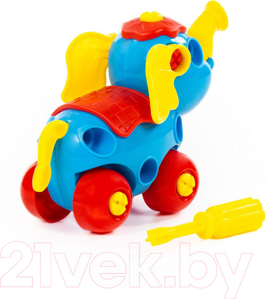 Изображение товара Игрушка-конструктор Полесье Слоник / 84453 (27эл)