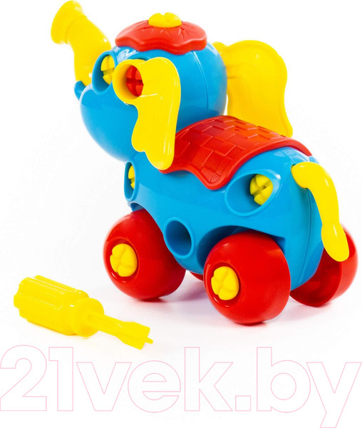Изображение товара Игрушка-конструктор Полесье Слоник / 84453 (27эл)