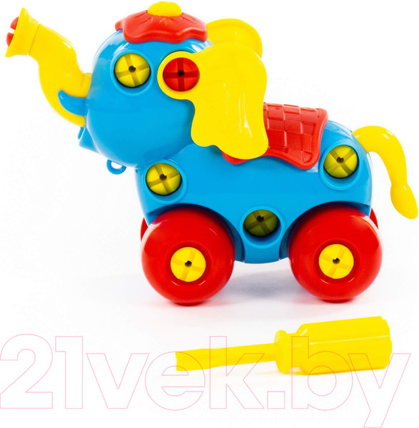 Изображение товара Игрушка-конструктор Полесье Слоник / 84453 (27эл)