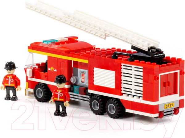 Изображение товара Конструктор Полесье Классик. Пожарная служба-3 / 81865 (228эл)