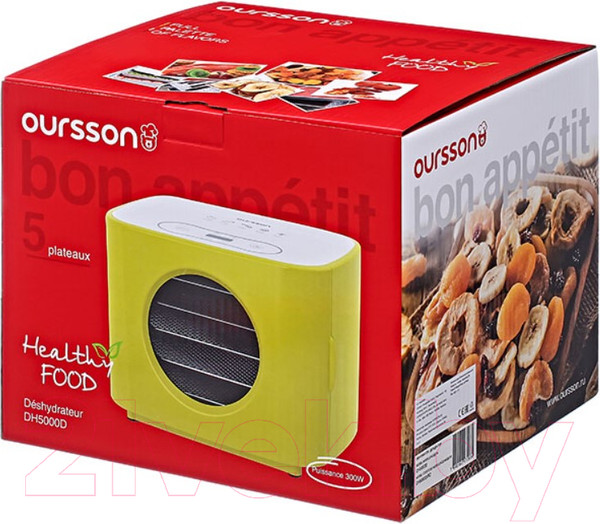 Изображение товара Сушилка для овощей и фруктов Oursson DH5000D/GA
