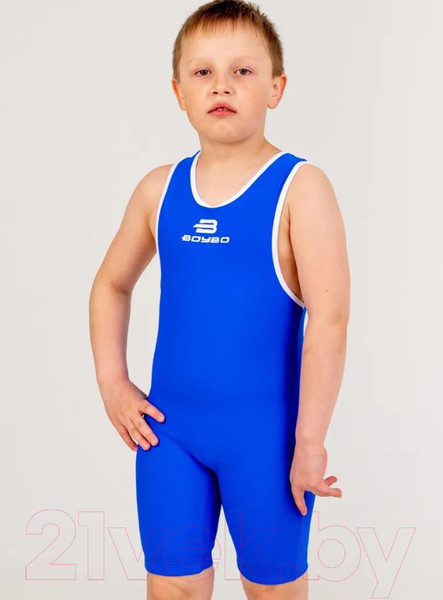 Изображение товара Трико для единоборств BoyBo Одностороннее (2XS, синий)