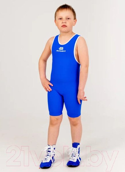 Изображение товара Трико для единоборств BoyBo Одностороннее (2XS, синий)