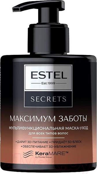 Изображение товара Маска для волос Estel Secrets Максимум Заботы для всех типов Мультифункциональная (275мл)