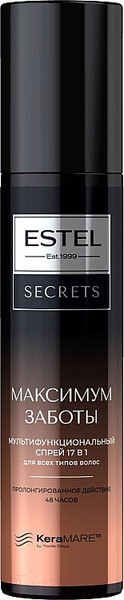 Изображение товара Спрей для волос Estel Secrets Максимум Заботы 17в1 для всех типов Мультифункциональный (200мл)