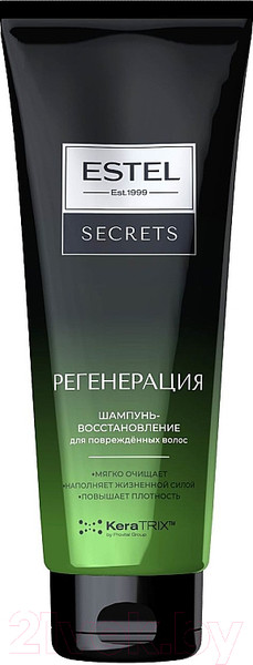 Изображение товара Шампунь для волос Estel Secrets Регенерация для поврежденных волос Восстановление (250мл)