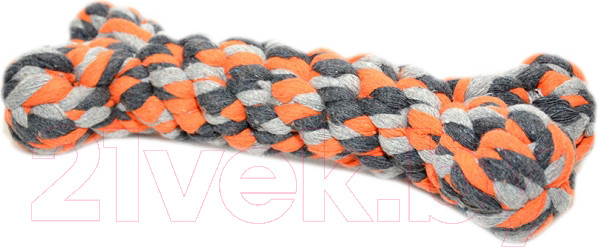 Изображение товара Игрушка для собак Duvo Plus Кость / 4705088/DV (серый/оранжевый)