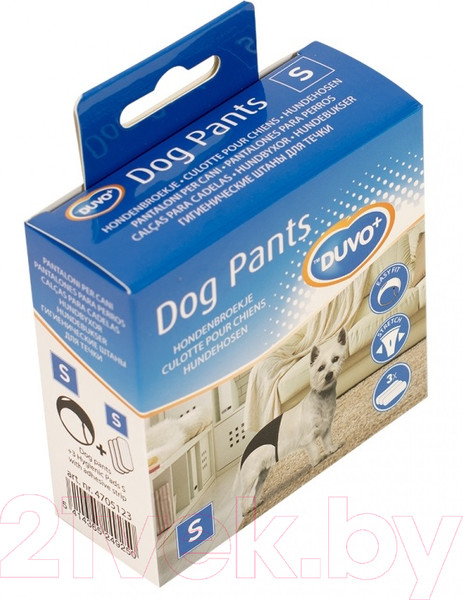 Изображение товара Гигиенические трусики для животных Duvo Plus Dog Pants / 4705123/DV (S, 24-31см)