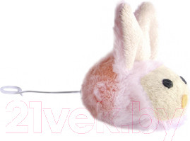 Изображение товара Игрушка для кошек EBI Бегающий зайка / 409/424322 (бежевый/розовый)