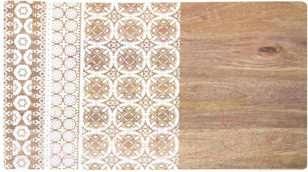 Изображение товара Коврик под миску Tarhong Moroccan Wood / TPMMT0200PMW (древесный с рисунком)