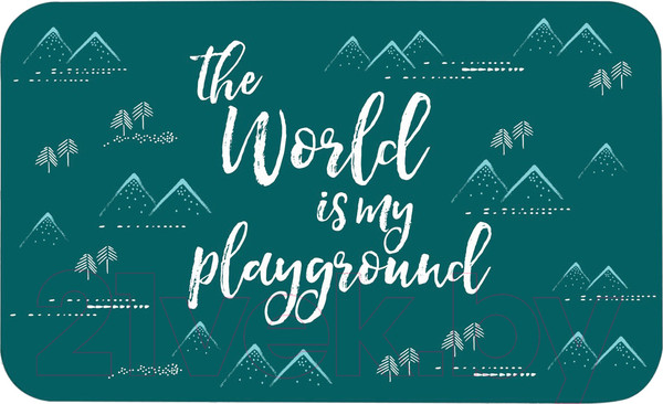 Изображение товара Коврик под миску Tarhong Playground / PE20776672 (бирюзовый)