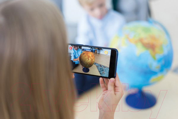 Изображение товара Глобус интерактивный Globen Физико-политический с подсветкой / INT13200288