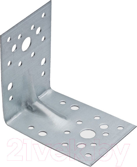 Изображение товара Уголок крепежный ЕКТ Усиленный 90x90x65x1.5 / V020506 (6шт, цинк)